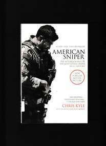 Book, Chris Kyle, American Sniper: The Autobiography of the Most Lethal Sniper in U.S. Military History, 2014