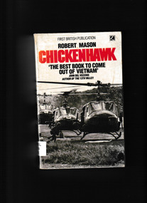 Book, Corgi books, Chickenhawk, 1984