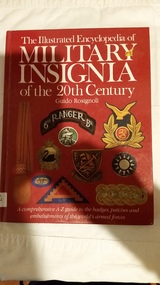 Book, Sandstone, The illustrated encyclopedia of military insignia of the 20th century : a comprehensive A-Z guide to the badges, patches, and embellishments of the world's armed forces, 1997