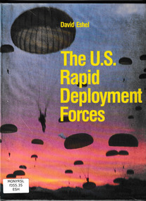 Book, Arco publishing, The U.S. Rapid Deployment Force, 1984