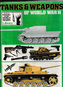 Book, Bernard Fitzsimons, Tanks and weapons of World War Two, 1973