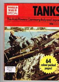 Book, Tanks, The Axis powers: Germany, Italy and Japan, 1975