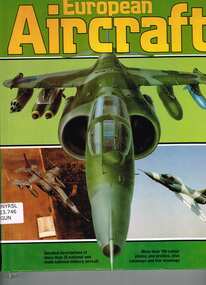 Book, Salamander Books, Modern European Aircraft, 1985