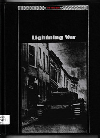 Book, Time Life Books, Lightning war, 1989