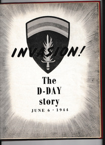 Book, Beaverbrook Newspapers Limited, Invasion! : the D-Day story, June 6, 1944, 1954