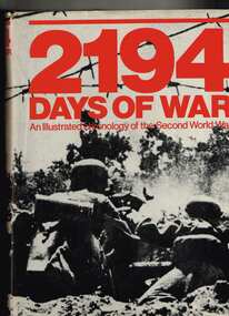 Book, Cesare Salmaggi  et al, 2194 days of war : an illustrated chronology of the Second World War, 1977