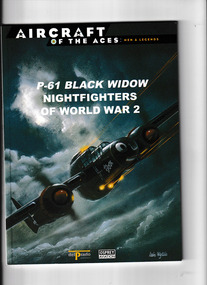 Book, Osprey Publishing, P-61 Black Widow nightfighters of World War 2, 2000