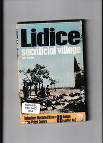 Book, Ballantine Books, Lidice: sacrificial village, 1972