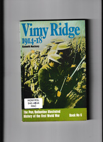 Book, Pan Books, Vimy Ridge 1914-1918, 1972