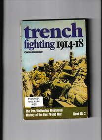 Book, Pan Books, Trench fighting 1914-1918, 1972