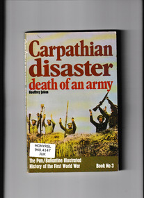Book, Pan Books, Carpathian disaster : Death of an army, 1971