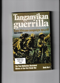 Book, Pan Books, Tanganikan guerilla: East Africa campaign 1914-1918, 1971