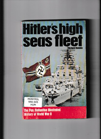 Book, Pan Books, Hitlers high seas fleet, 1971