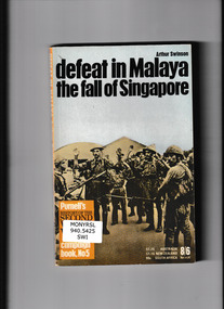 Book, Pan Books, Defeat in Malaya: The fall of Singapore, 1969