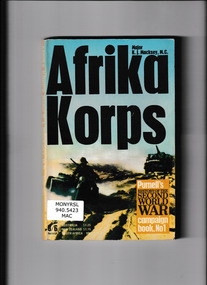 Book, Pan Books, Afrika Korps, 1968