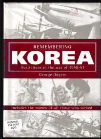 Book, Lansdowne Publishing, Remembering korea : Australians in the war of 1950-1953, 2000