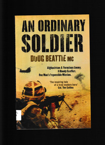 Book, Simon & Schuster, An ordinary soldier : Afghanistan: a ferocious enemy, a bloody conflict, one man's impossible mission, 2008