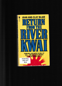 Book, Futura Publications, Return from the river Kwai, 1980