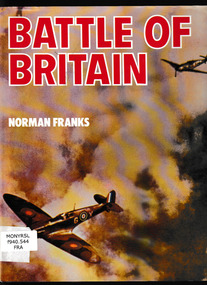 Book, Bison Books, Battle of Britain, 1981