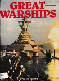 Book, Bison Books, Great warships, 1986