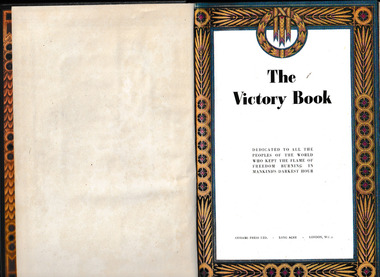 Book, Odhams, The victory book, 194?