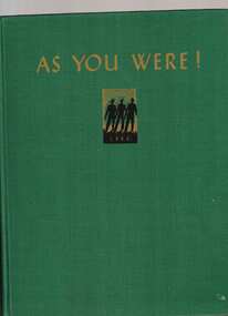 Book, Australian War Memorial, As you were 1946, 1946