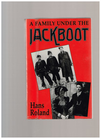 Book, Roland Hans, A family under the jackboot, 1993