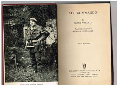Book, Serge Vaculik, Air commando, 1954