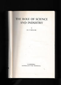 Book, Australian War Memorial, The role of science and industry, 1958