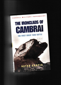 Book, Bryan Cooper, The ironclads of Cambrai: The first great tank battle, 2002