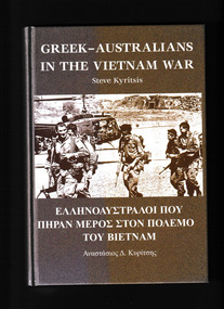 Book, Steve Kyritsis, Greek-Australians in the Vietnam war, 2009