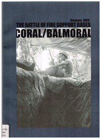 Book, Department of Veterans Affairs, Vietnam 1968: The battle of fire support bases Coral / Balmoral, 2008
