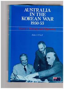 Book, Robert O'Neill, Australia in the Korean war of 1950-1953, 1981