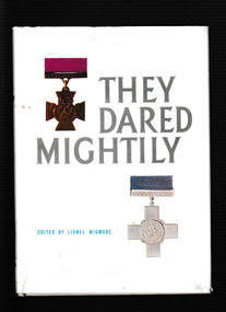 Book, Lionel Wigmore, They dared mightily, 1963