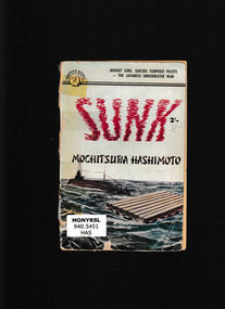 Book, Mochitsura Hashimoto, Sunk, 1955