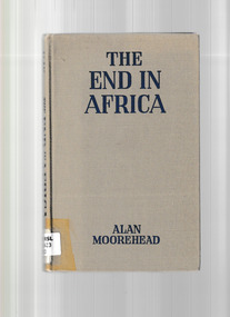 Book, George Jaboor, The end in Africa, 1944