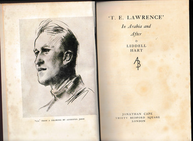 Book, Jonathan Cape, TE Lawrence: In Arabia and after, 1935