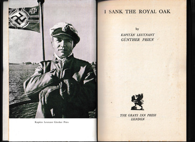 Book, Günther Prien, I sank the Royal Oak, 1954