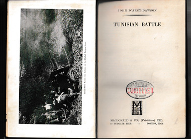 Book, John D'Arcy-Dawson, Tunisian battle, 1943