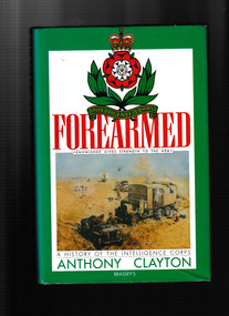 Book, Brasseys, Forearmed : a history of the Intelligence Corps, 1993
