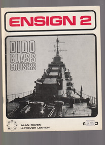 Book, Alan Raven et al, DIDO Class cruisers, 1973