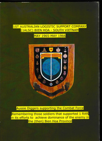 Book, Russ Morison, 1st Australian Logistic Support Company (1ALSC): Aussie soldiers supporting the combat force in Vietnam, ????