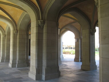 Photograph - Colour, Clare Gervasoni, Old Quadrangle, Melbourne University, 02/10/2010