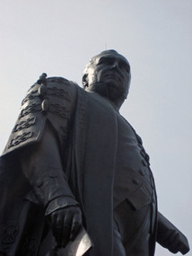 Photograph - Colour, Clare Gervasoni, Redmond Barry Statue, 11/10/2011