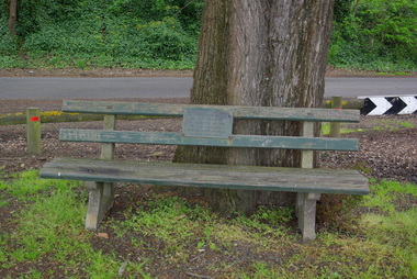 Photograph - Colour, Memorial Seat at White Flat Oval