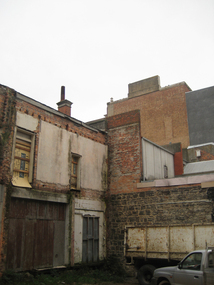 Photograph - Colour, Clare Gervasoni, Yard at the end of Unicorn Lane, Ballarat, 2009, 20/06/09