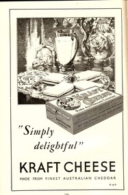 Advertisement, Kraft Processed Cheese, 1934, c1934