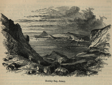 Image, Bowley Bay, Jersey, c1864