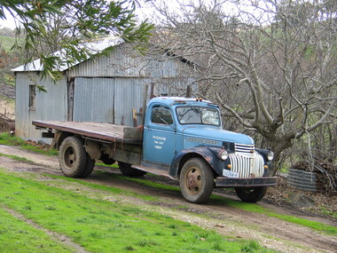 Photograph - Colour, LJ Gervasoni, Vince Gervasoni's Truck, Yandoit Creek, 2004, 26/06/2004