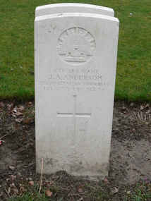 Photograph - Colour, Mark Banning, Photograph of the gravestone of John A. Alexander, 2014, 18/02/2014